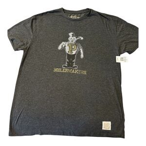 ORIGINAL RETRO  BRAND COLLEGIATE T-SHIRT PURDUE BOILERMAKERS( MENS 2X) Black NWT
